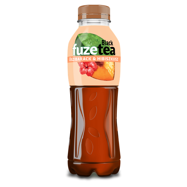 Fuzetea őszibarack-rózsa tea 0,5l DRS egyutas visszaváltási díjas üdítőital (1888013)
