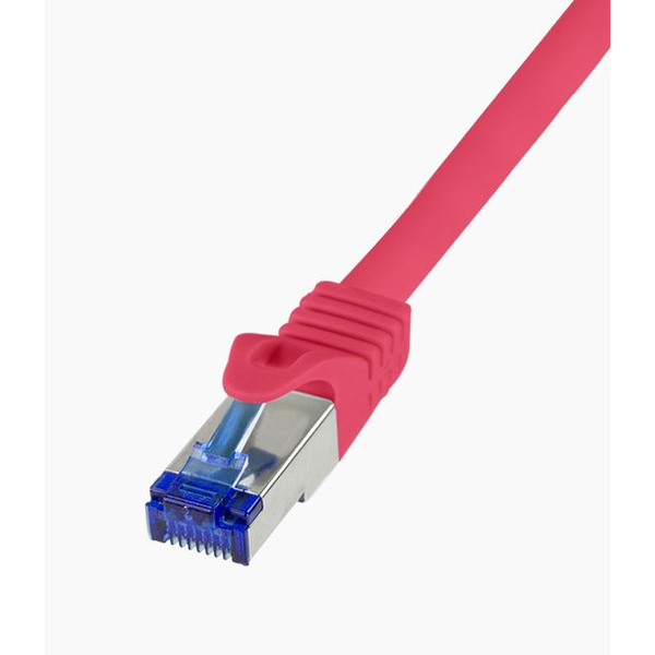 Logilink Patch kábel Ultraflex Cat.6A S/FTP 3m piros (C6A064S) (C6A064S)