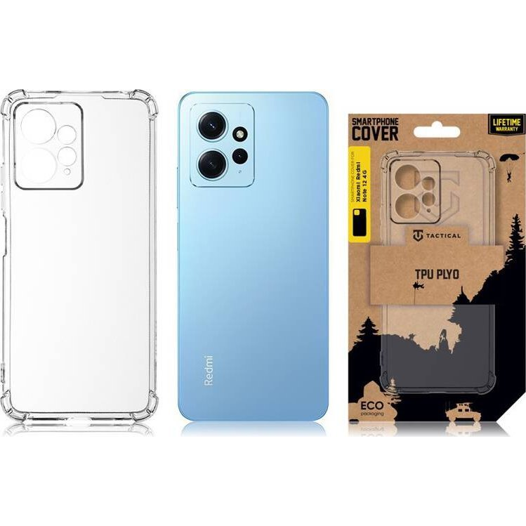 Tactical TPU Plyo Xiaomi Redmi Note 12 4G Telefon Tok - Átlátszó (8596311208751)