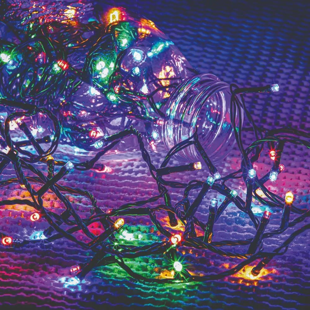 Dekortrend KDT 085 Basic Kültéri Időzítős LED fényfüzér 6,4m - RGB (KDT 085)