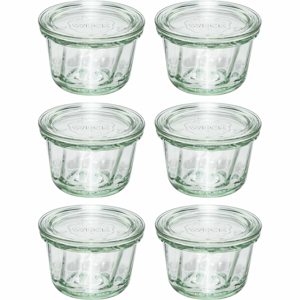 WECK 121467 Konyhai üveg tárolóedény 6 darabos készlet 165ml