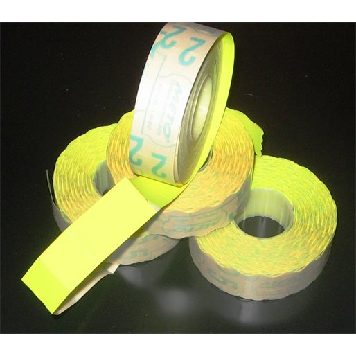 Meto 19CITROM Árazógépszalag 19x16 mm - Citrom (5 tekercs / csomag ) (19CITROM)