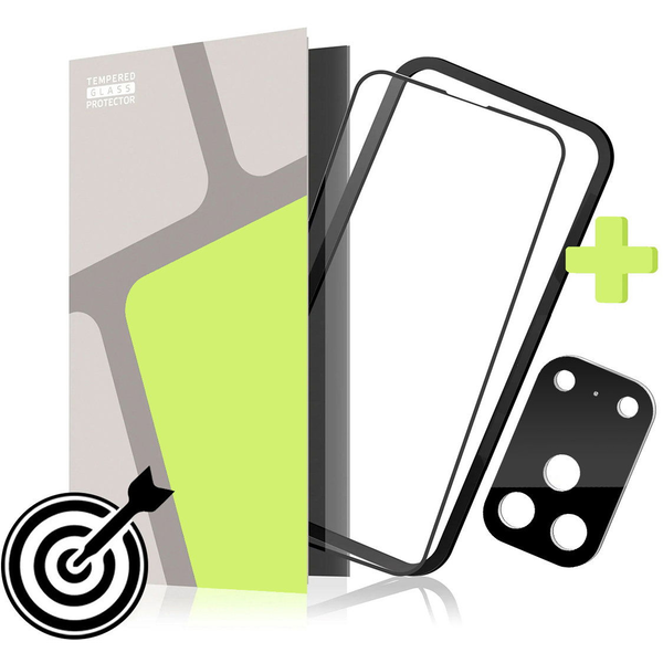 Tempered Glass Protector iPhone 17 Pro Max 3D üvegfólia + applikátor - Case Friendly