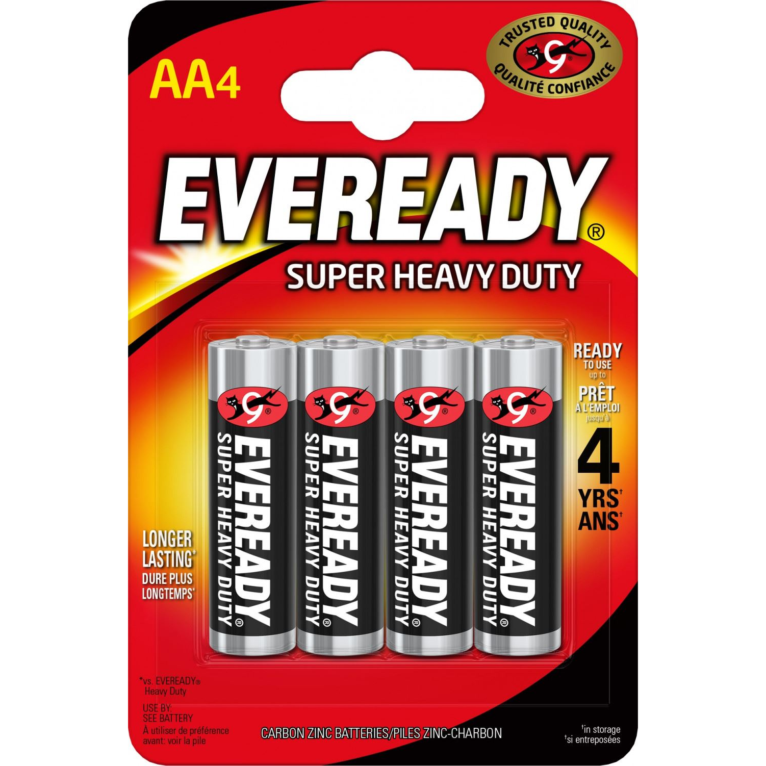 EVEREADY B4 AA ceruza R6 bliszteres elem (E301773500) (E301773500)