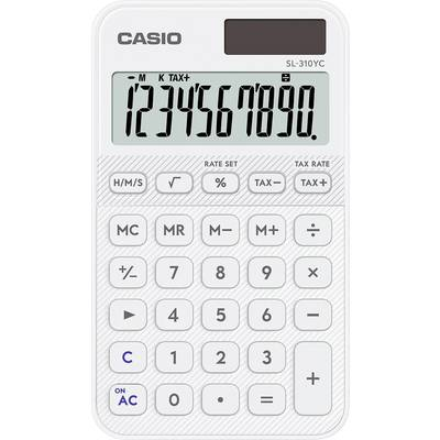 Casio Zsebszámológép Fehér (Sz x Ma x Mé) 70 x 8.6 x 120 mm
