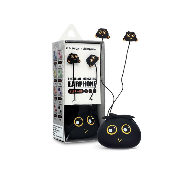 Аудио слушалки, жак 3,5 мм, модел Monster, черни