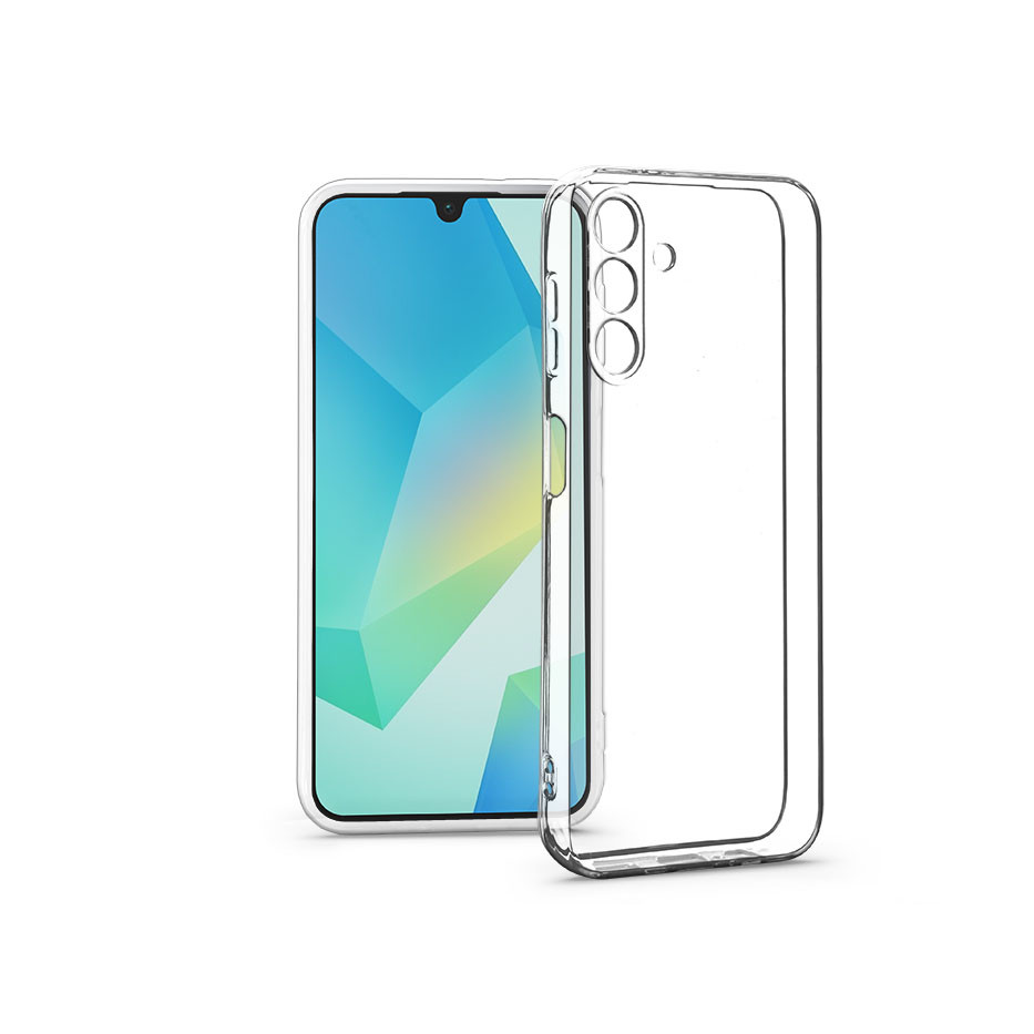Haffner Clear Case Box kameravédős szilikon tok - Samsung SM-A165 Galaxy A16 4G/A16 5G - átlátszó (HF330636)