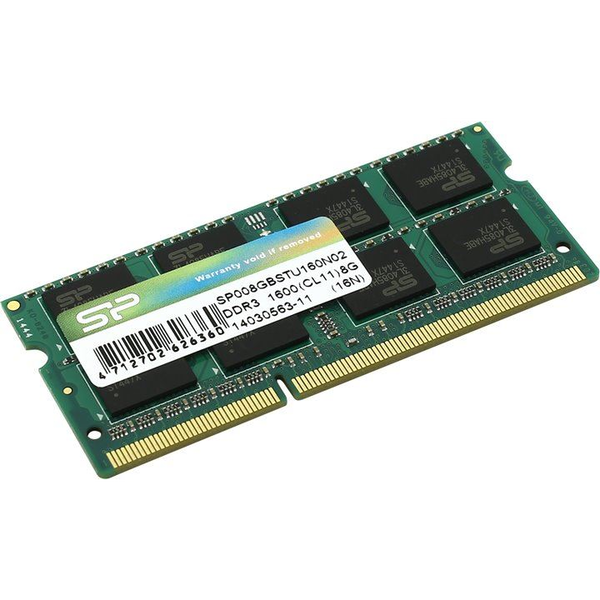 Silicon Power 8 GB DDR3 1600 MHz SO-DIMM памет за лаптоп CL11