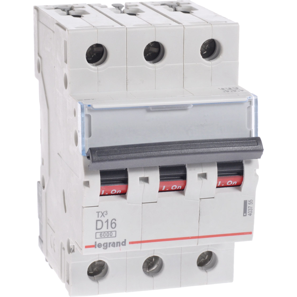 Legrand TX3 kredsløbsafbryder Miniature strømafbryder Type D 3