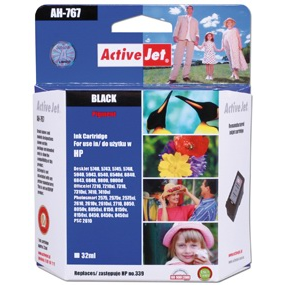 ActiveJet (HP C8767EE No.339) Refill Tintapatron Fekete