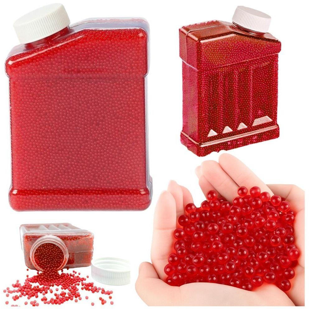 Lean Toys Hidrogél Vízgolyó Készlet Fegyverekhez, Piros, 20000 db (28726)