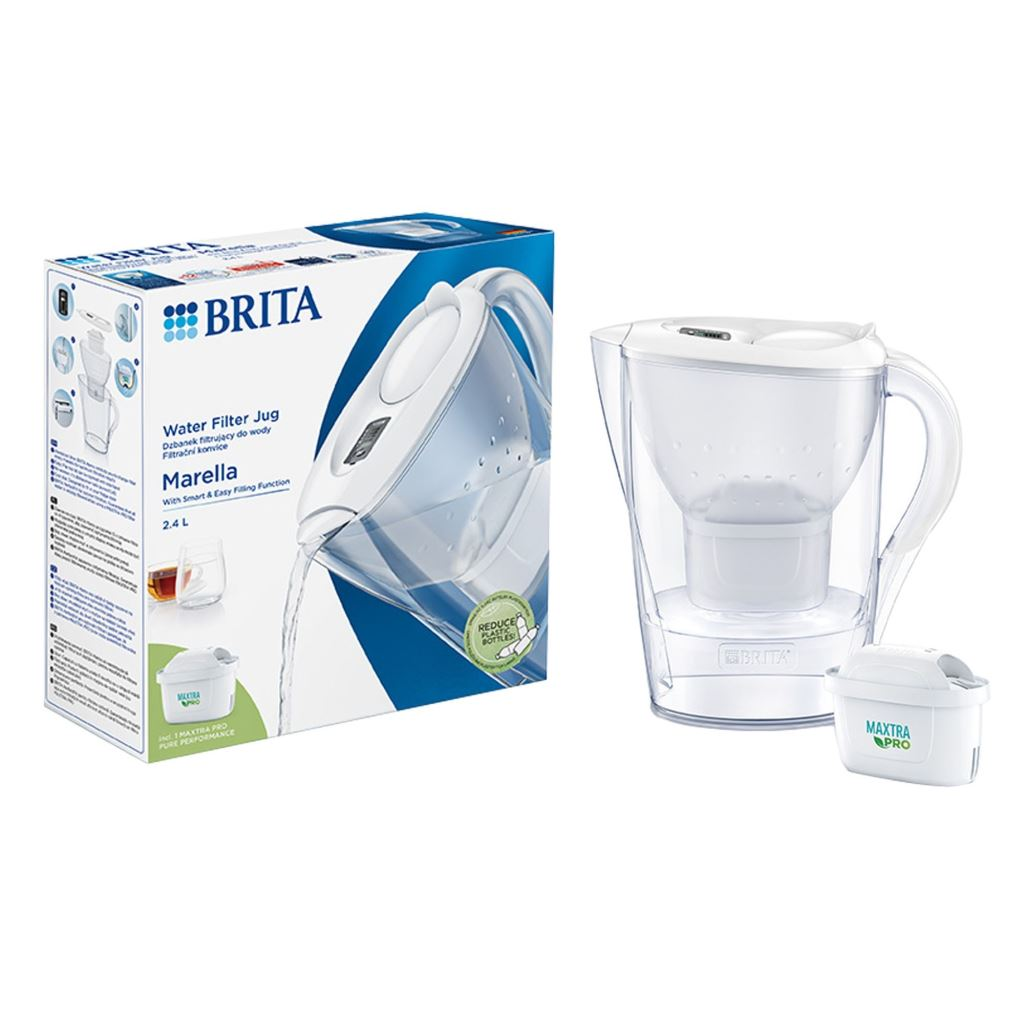Brita Marella vízszűrő kancsó 2.4 liter fehér (1052789) (br1052789)
