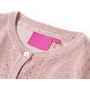 Gyerek kardigán kötött puha rózsaszín 92