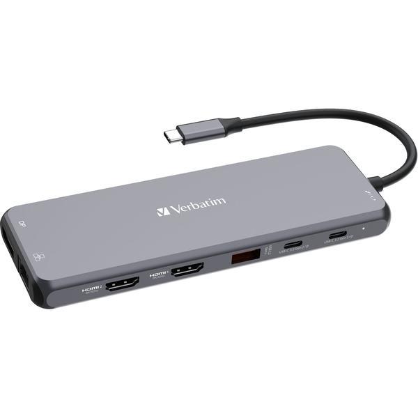Verbatim CMH-13 USB Type-C 10000 Mbit/s Sølv