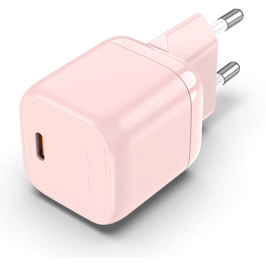 Vention FAKP0-EU mobiltelefon töltő Laptop, Okostelefon, Táblagép Rózsaszín AC Gyorstöltés Beltéri (FAKP0-EU)