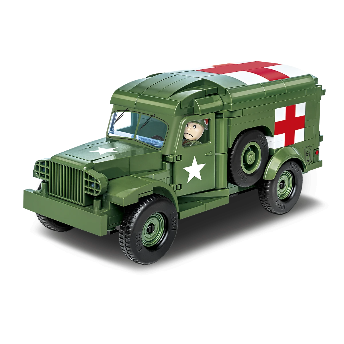 Cobi 2257 Dodge WC-54 Egészségügyi jármű 293 darabos Építőjáték (COBI-2257)