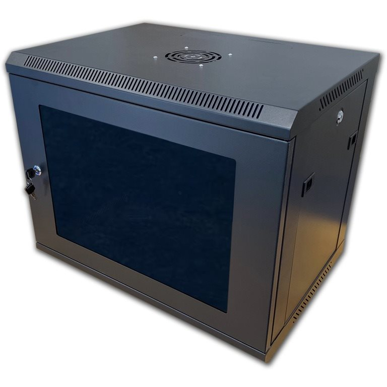 Datacom 19" RACK 9U, egyrészes, fekete (71071)