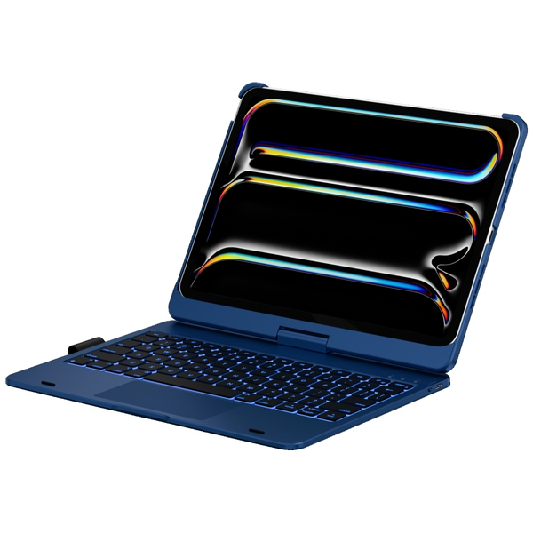 Case Typecase Flexbook Touch with keyboard for iPad Pro 11" 2024/2025 dark blue