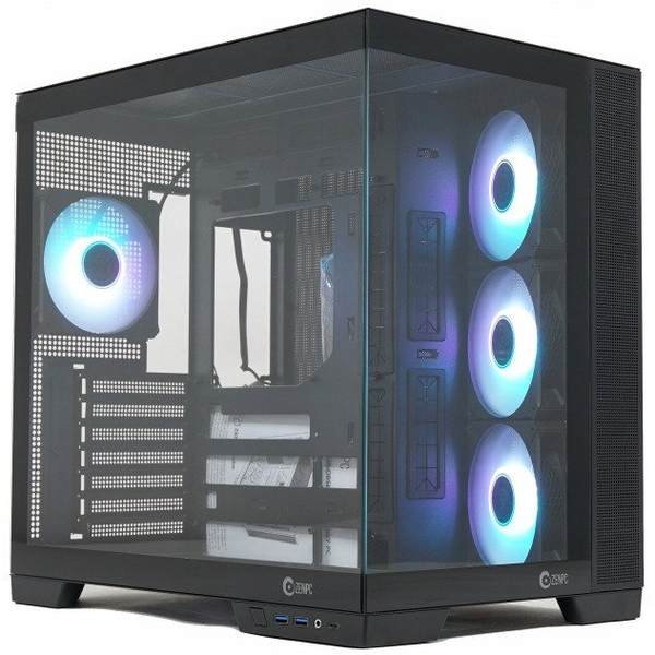 Obudowa do komputera ZENPC Cube Black 4x Fander P12 PWM PST ARGB