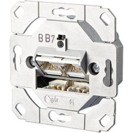 METZ CONNECT BTR E-DAT C6 Anschlussdose UP0 zweifach