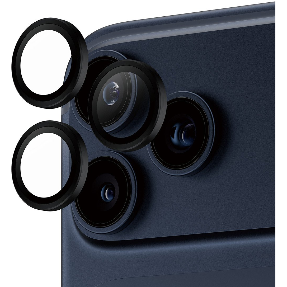 PanzerGlass ® Hoops® Black Camera Lens Protector iPhone 17 Pro | iPhone 17 Pro Max | iPhone 16 Pro | 16 Pro Max Átlátszó képernyővédő Apple 1 db (PG43455)