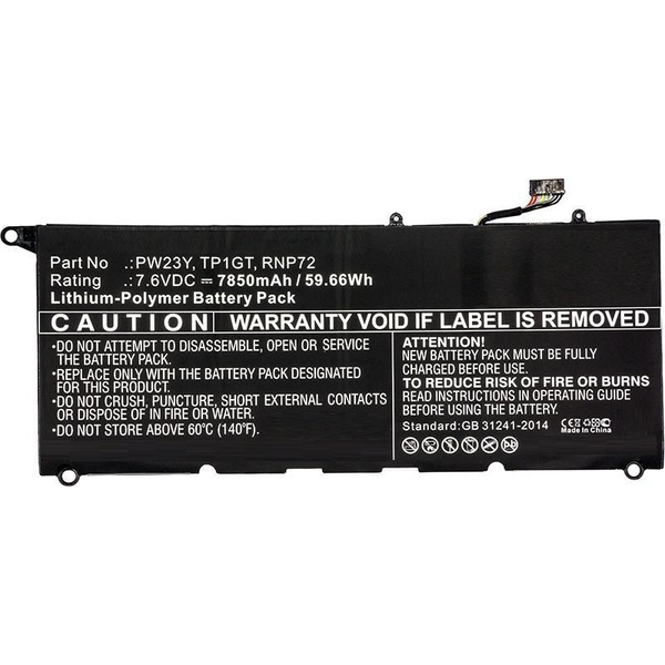 CoreParts MBXDE-BA0116 laptop reservedel Batteri