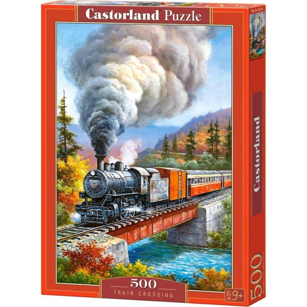 Castorland Train Crossing 500 pcs Puzzle 500 kusov Vozidlá