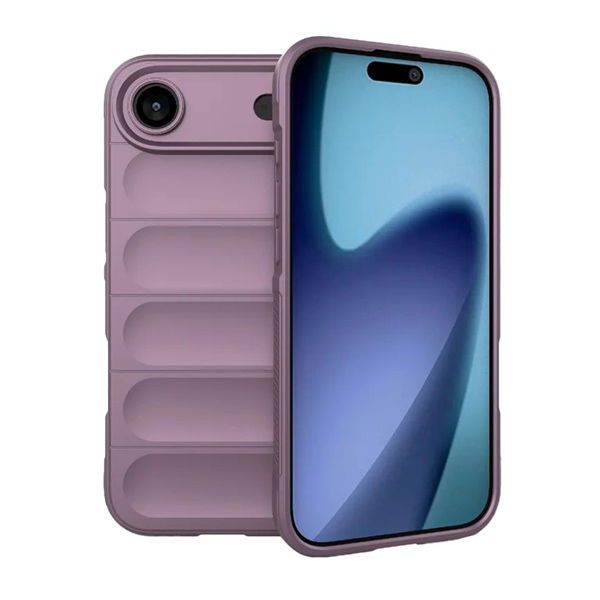 Szilikon telefonvédő (ütésállóság, kameravédő, 3D) LILA Apple iPhone Air "Gigapack csomagolás" (GP-173637)