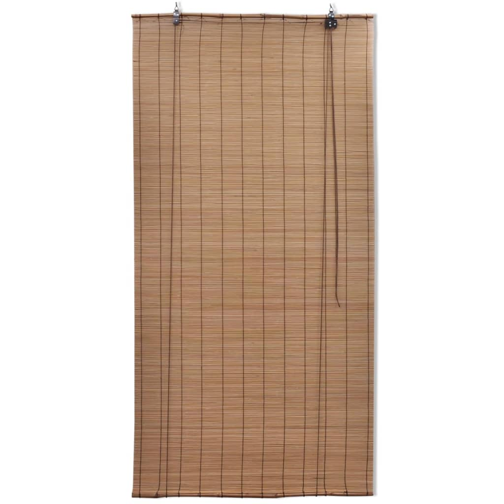 2 db barna bambusz redőny 100 x 160 cm (3057519)