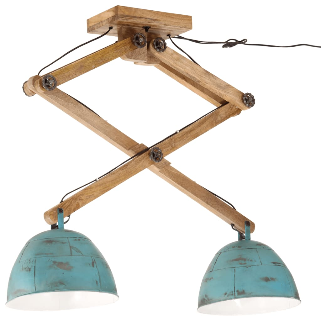 kopott kék fali lámpa 25 W 29x18x85 cm E27 (371933)