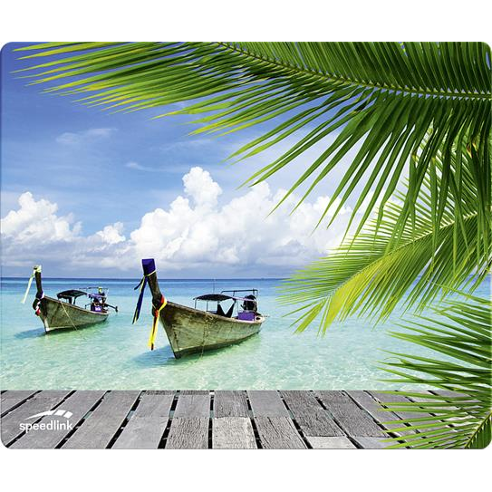 Speedlink Egéralátét, textil borítás,  "Silk", paradise (SLEASIPA)