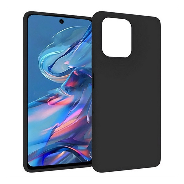 Motorola Moto G75, Szilikon tok, fekete (RS163897)