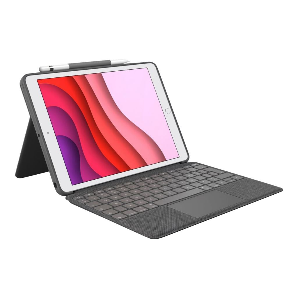 Logitech Combo Touch iPad 10gen. US billentyűzetes tok oxford szürke (920-011382) (920-011382)
