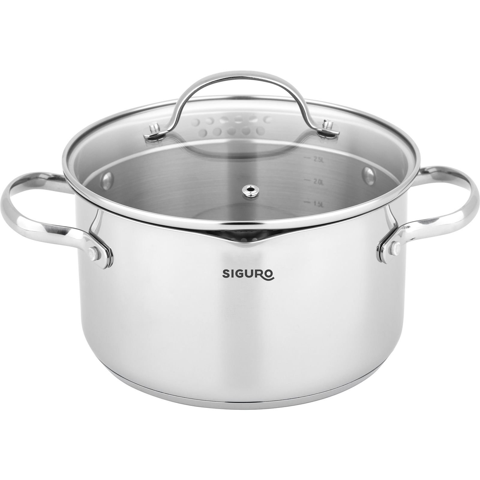 Siguro Pure Delight okos fedővel, 20 cm (SGR-CP-C820SU)