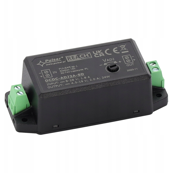 PRZETWORNICA ZASILANIA DCDC-ADJ2A-SD PULSAR
