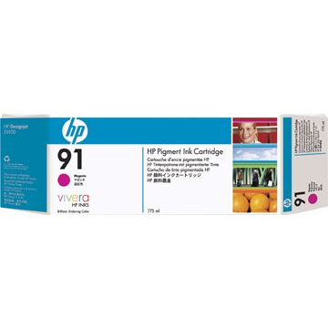 HP 91 775-ml Magenta DesignJet Pigment Ink Cartridge printhoved Termisk inkjet