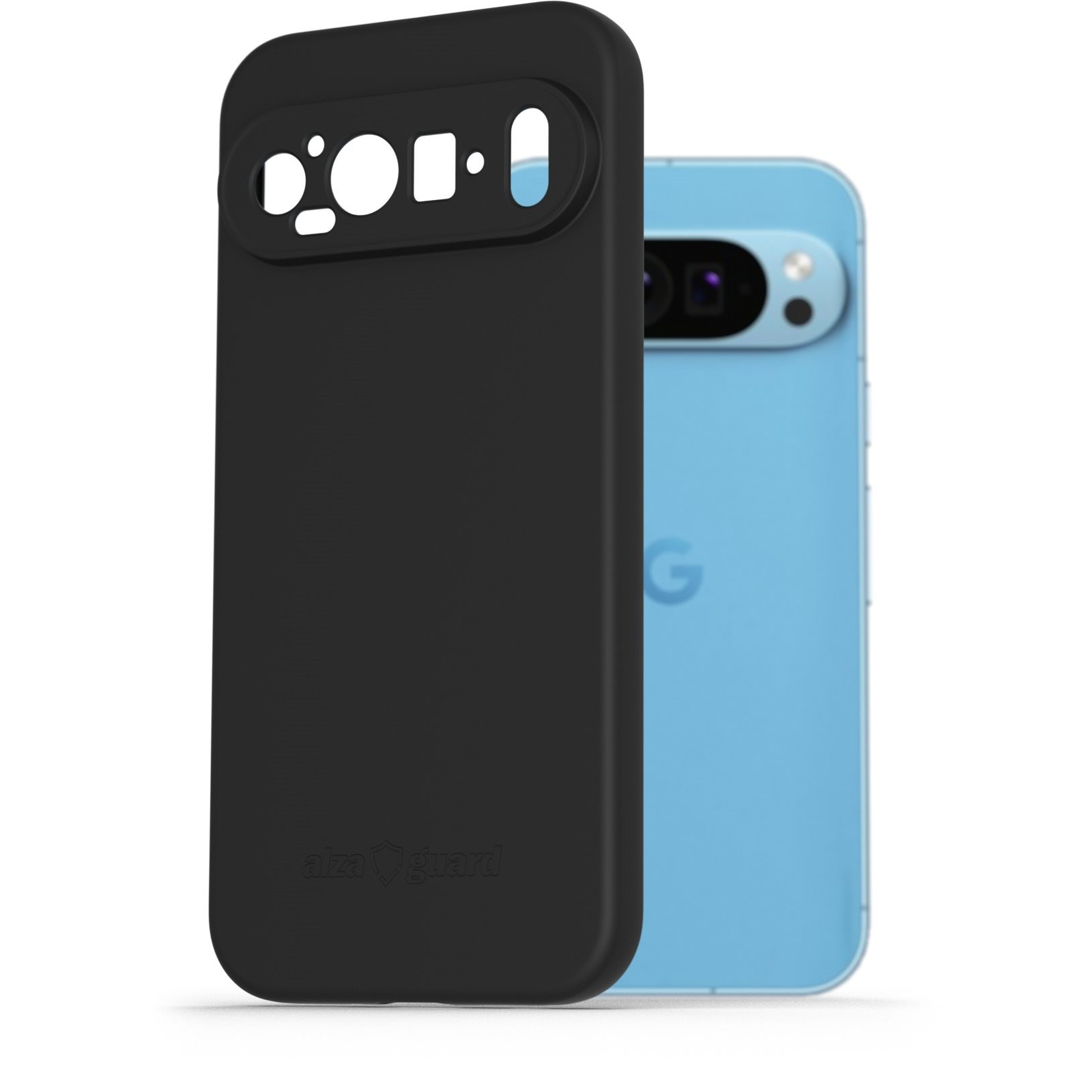 AlzaGuard Matte Google Pixel 9 fekete TPU tok (AGD-PCT392B)