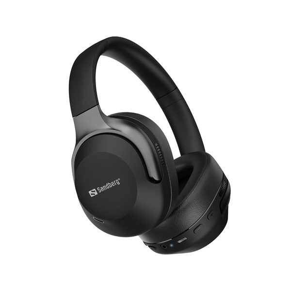 Sandberg 126-53 cuffia e auricolare Wireless A Padiglione Musica e Chiamate Bluetooth Nero