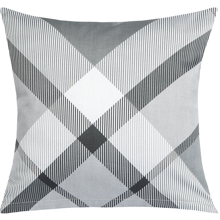 BELLATEX párnahuzat, 94/958 40 × 40 cm, szürke kockás (13134)
