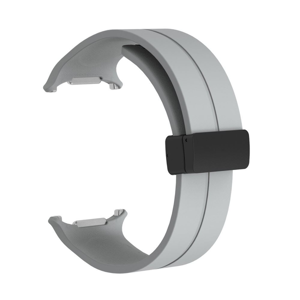 Cellect Samsung Galaxy Watch Ultra 24mm mágneses szilikon óraszíj világosszürke (CEL-STRAP-WATCH7U-GY)