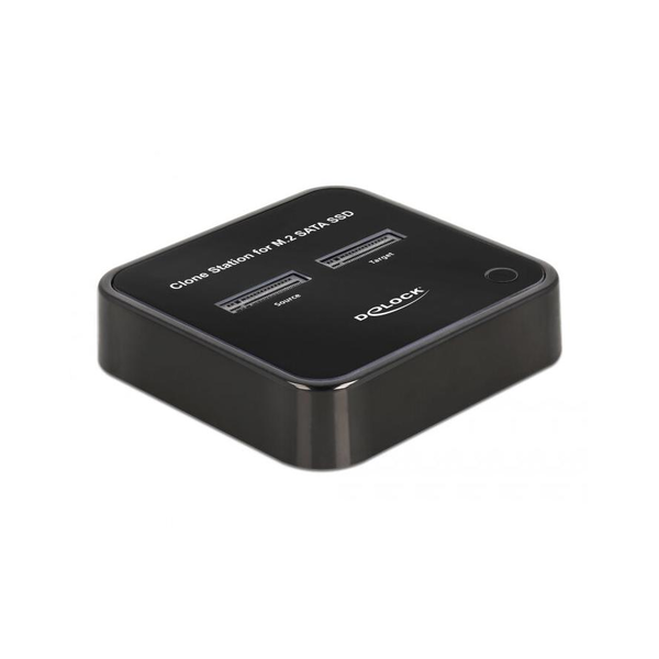 Delock M.2 dokkolóállomás 2 x M.2 SATA SSD-hez klónozás funkcióval