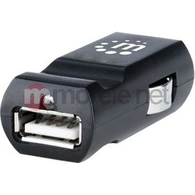 Manhattan 101714 mobiltelefon töltő Digitális kamera, Mobiltelefon, MP3, Táblagép Fekete Szivargyújtó Automatikus (101714)