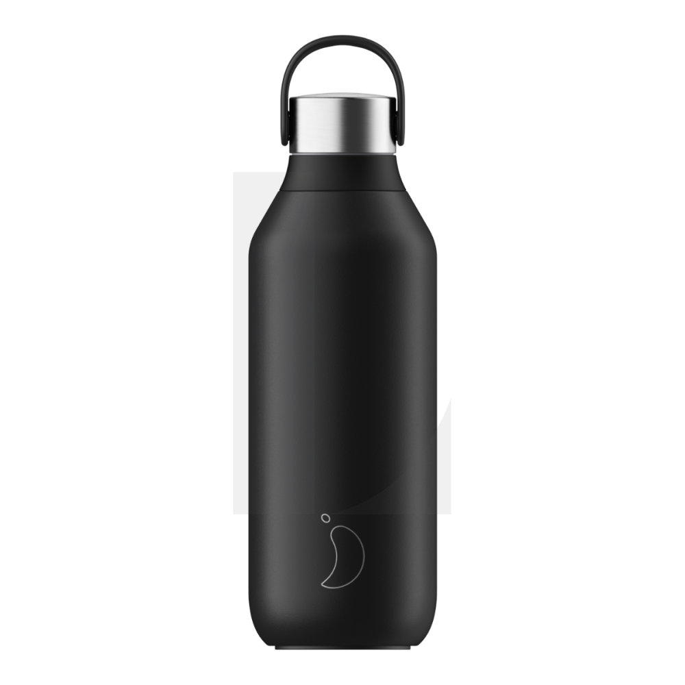 Chilly's Series 2 500ml Termosz - Fekete (B500S2ABLK)