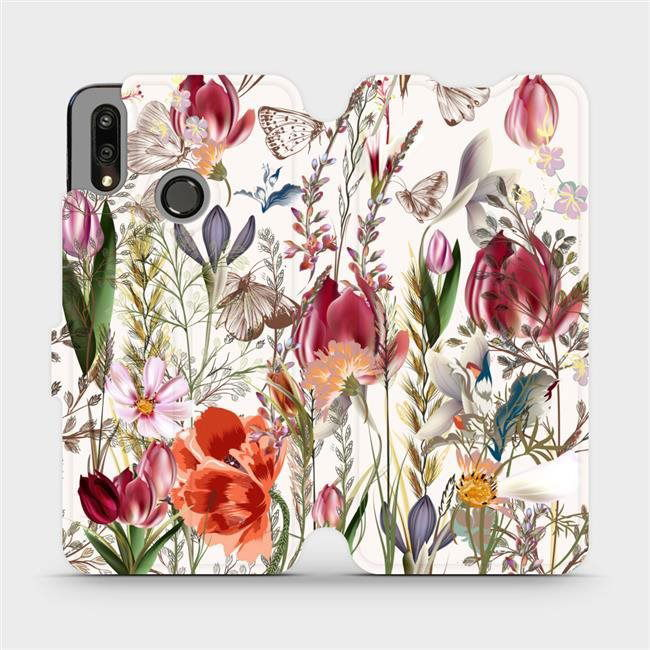 Flip mobile phone case Huawei P Smart 2019 - MP01S Blossoming meadow (5903516751396)