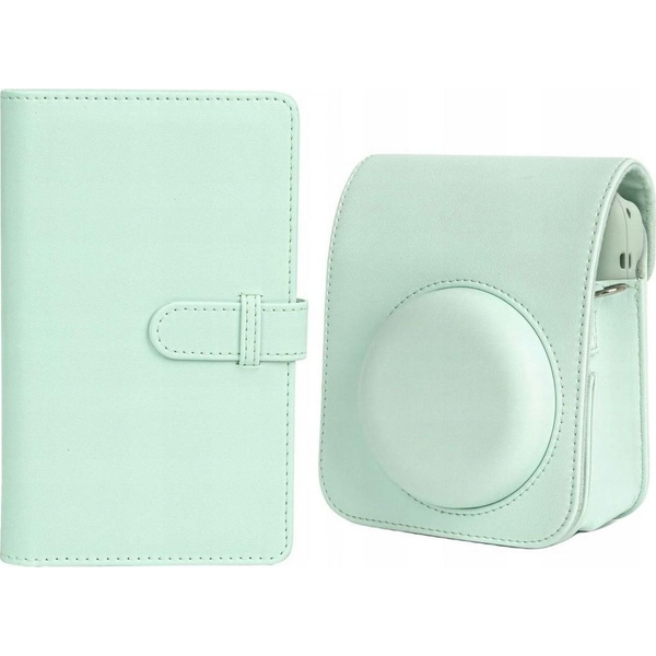 Pokrowiec LoveInstant Futerał Etui Do Fuji Instax Mini 12 + Album 108x / Zielony
