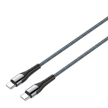 Kabel USB typ C - USB typ C Ldnio LC102 2 m šedý
