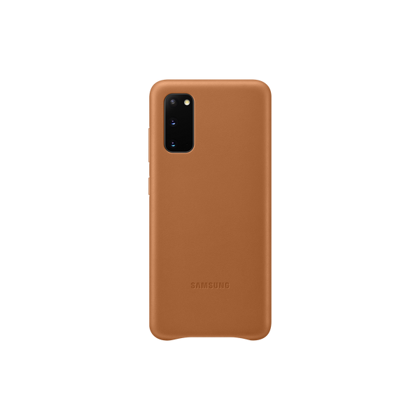 Záda Samsung pro Samsung Galaxy S20 Leather Cover hnědá