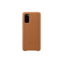 Záda Samsung pro Samsung Galaxy S20 Leather Cover hnědá