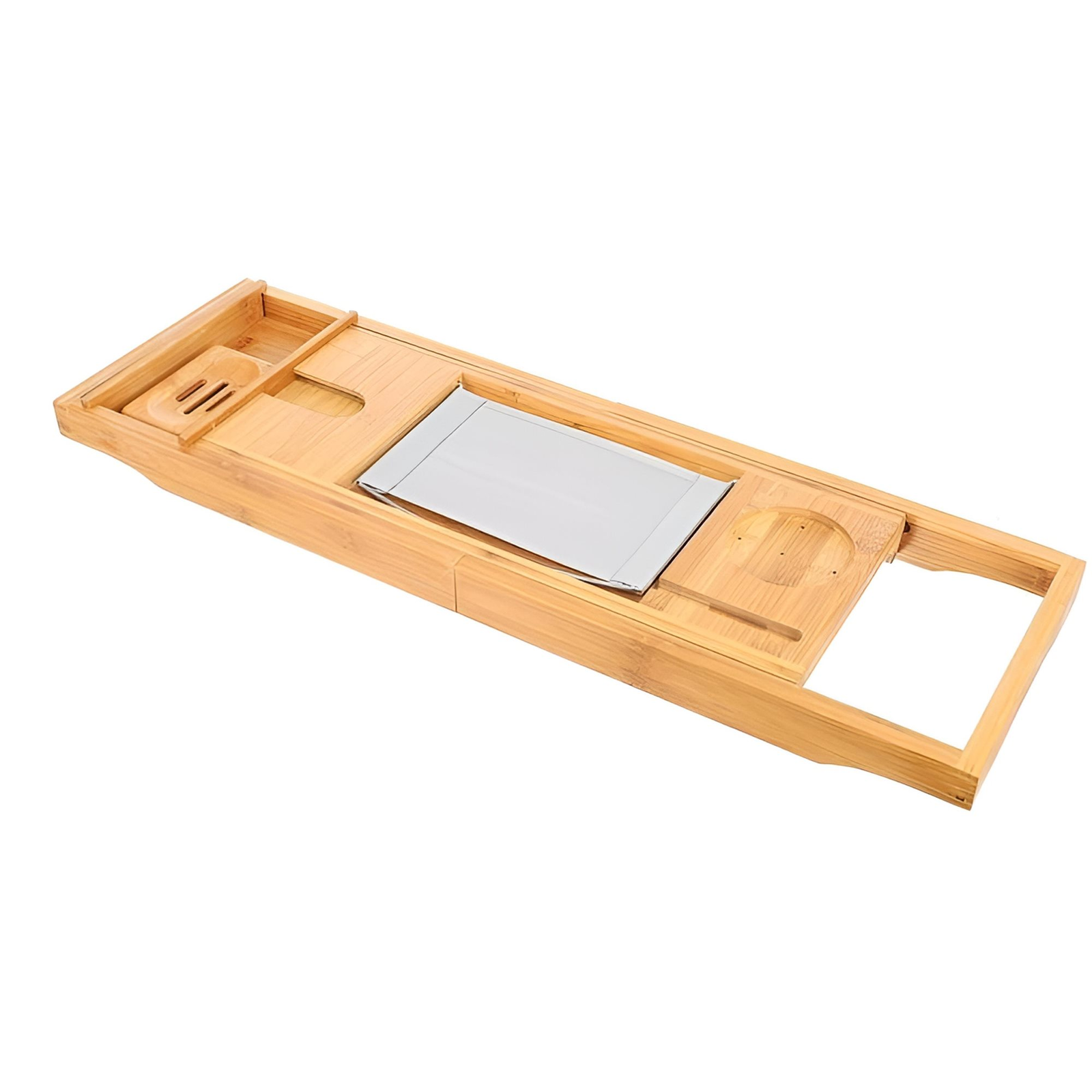 Ruhhy Bamboo bath tray 75 - 112 cm (00009710)
