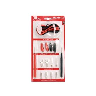 Maxwell Műszerzsinór szett 16db (25370) (MMX25370)